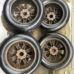 ブラックレーシング　ホイール　14インチ ＥＰ９１.ＡＷ１１で使用