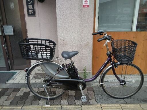 [Panasonic] ViVi DX 26吋電動アシスト自転車 8.9Ahバッテリー+充電器+キー2本付き(グラマスパープル)