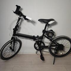 ANIMATO 折り畳み自転車 AL20 ブラック