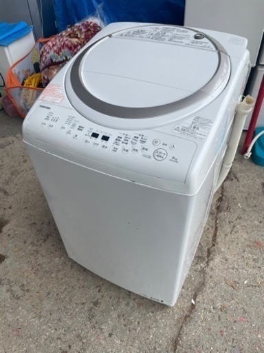【‼️取扱説明書付き‼️】東芝洗濯機 8kg