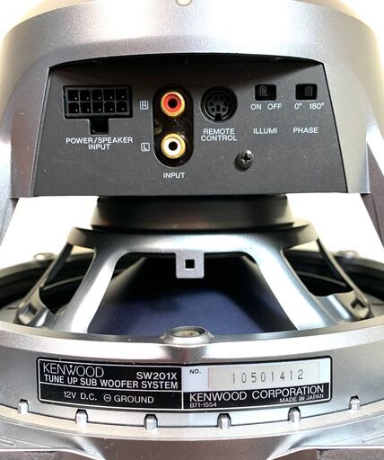 23C179_ジ5 KENWOOD ケンウッド SW201X チューンアップサブウーファー