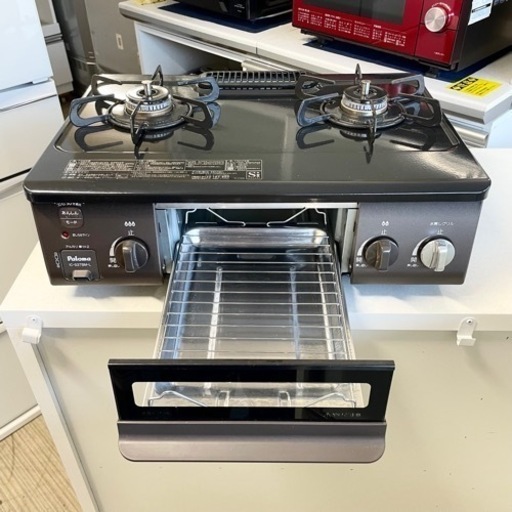 新品同様‼️】パロマ 2022年製 LP(プロパン)ガス用 ガステーブル 左