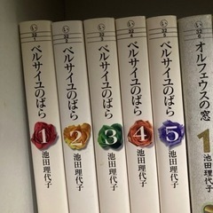 ベルサイユのばら　池田理代子　集英社文庫　全5巻