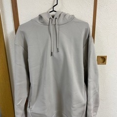 ジーユー　ダブルフェイスパーカ(長袖) 04 GRAY Mサイズ