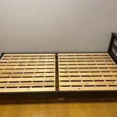 シングルベッド 木製 長さ200cm ×幅105cm