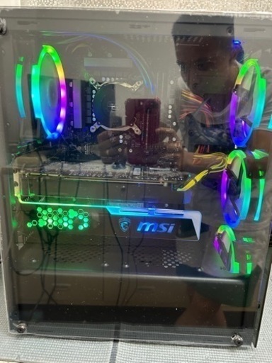 自作ゲーミングPC i3 -10105f (~=i7-7700) /Windows10 home/ram 16gb /SSD 512GB HDD 2000GB /gtx1070ti 8GB /新品ケース/新品ファン/ LED RGB/ 水冷