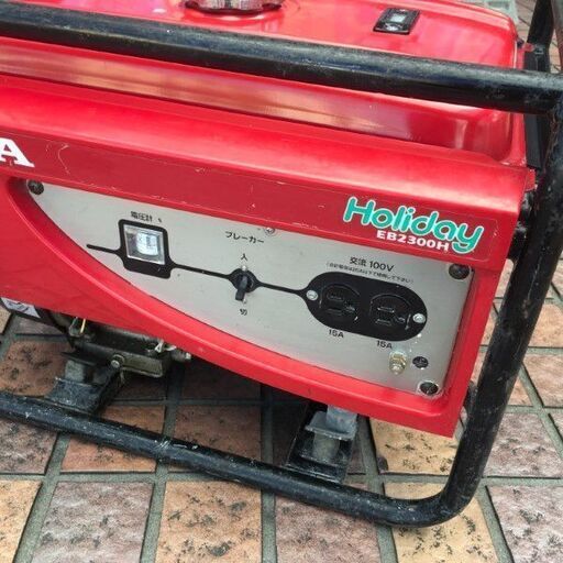 ホンダ EB2300H エンジン発電機 ※リコイル補修跡有(掲載画像にてご確認