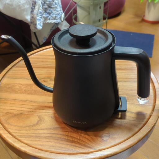 旧品番モデル」BALMUDA 電気ケトル K02A-BK ブラック 旧品番モデル