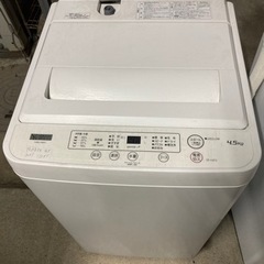 【取引中】洗濯機　ヤマダセレクト2021年　4.5kg