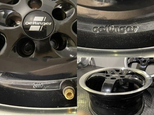 エッティンガーホイールタイヤ4本セット16×6.5J+44 PCD112/5H 