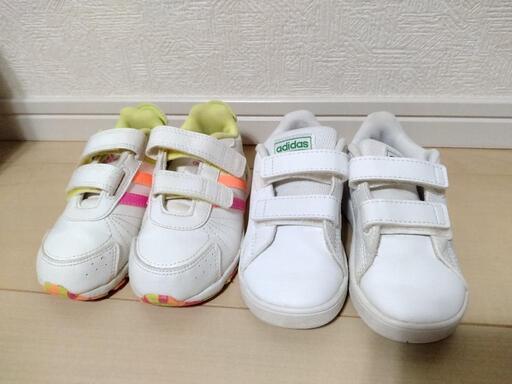 美品 adidas  キッズ ベビー 14cm