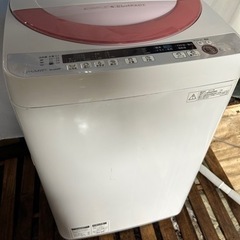 SHARP ES-GE60P-P　縦型洗濯機　6Kg