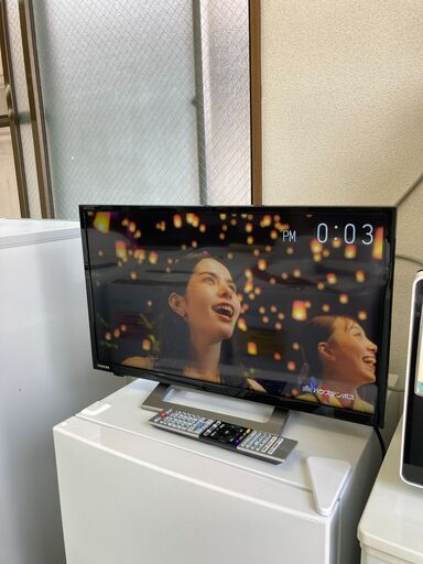 【リサイクルショップ　ピカソ　小松原】2021年製 東芝 REGZA24インチ有機EL液晶テレビ 24V34★2626★