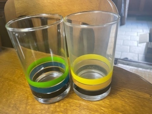 昭和レトロ　グラス