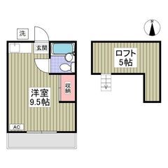 🉐桜町🚃1R⭐️フリーレント1ヶ月付き！敷金礼金ゼロ🏠