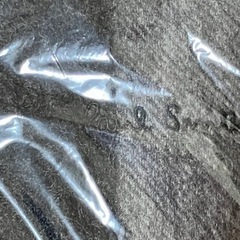 【超美品】【カシミヤ100%】ポール・スミス チェック柄 グレー マフラー