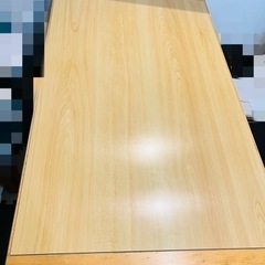 3点セット　ダイニングテーブル　チェア2個　木製　食卓