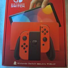 終了 Nintendo Switch 有機ELモデル マリオレッド