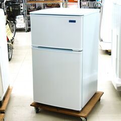 冷蔵庫　90L　2ドア　ヤマダ　YRZ-C09G1　難あり　リユース品