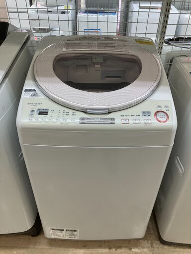 SHARP 8/4.5kg洗濯乾燥機 ES-TX850-P 2015年製 穴なしサイクロン洗浄 プラズマクラスター シャープ No.6963● ※現金、クレジット、ぺイペイ、スマホ決済対応※