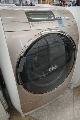 ☆HITACHI/日立/10.0/6.0㎏ドラム式洗濯機/2014年式/BD-V9600/№525☆