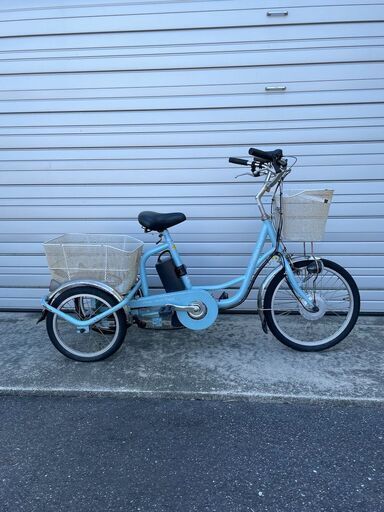 大幅値下げ　電動アシスト三輪自転車　ミムゴ　アシらくチャーリー　スカイブルー　現状渡