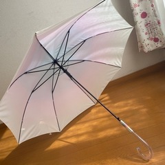 新品未使用品　傘　グラデーション水色紫ピンク白