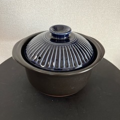 炊飯土鍋　1〜2合用　銀峯陶器 菊花