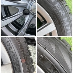 ⭐️いよいよシーズン‼️2022年バリ溝スタッドレス②‼️アクア フィット等‼️15×5.5J 4H×100 インセット42 ‼️⭐️