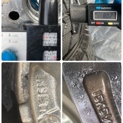 ⭐️いよいよシーズン‼️2022年バリ溝スタッドレス②‼️アクア フィット等‼️15×5.5J 4H×100 インセット42 ‼️⭐️