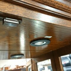 ダウンライト付｜コレクションケース｜キャビネット