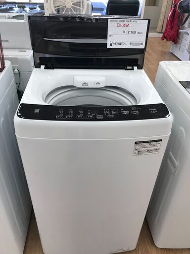 ★ジモティ割あり★ ELSONIC 洗濯機 4.5kg 年式2022 動作確認／クリーニング済み KJ3241