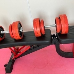 筋トレ ダンベル60kg（30kg✖️2）&インクラインベンチ