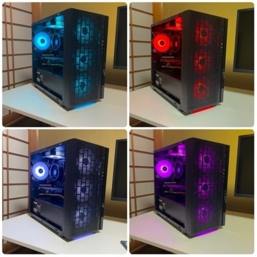 【性能8】RGBファン✨高性能ゲーミングPC✨フルセット✨GTX1060✨