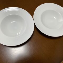 24cm スープ皿 2枚セット 日本製　元値4400円