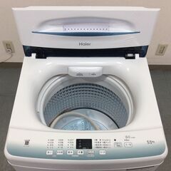 11/3受渡済）JT7609【Haier/ハイアール 5.5㎏洗濯機】2023年製 JW-U55HK