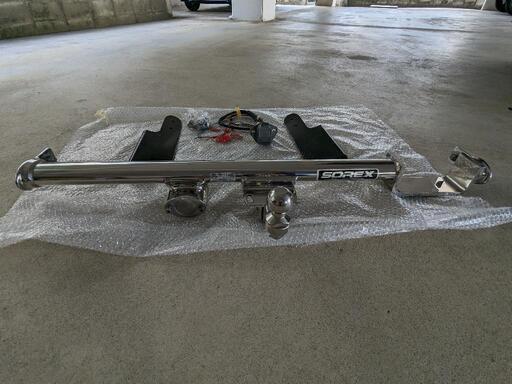 ヒッチメンバー?ハリアー用 ステンレス SOREX トレーラー用ヒッチ