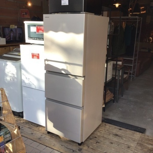 日立 HITACHI 冷凍冷蔵庫 R-27KV 2019年製 265L 3ドア冷蔵庫