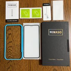 NIMASO ガラスフィルム iPhoneXR用 保護フィルム
