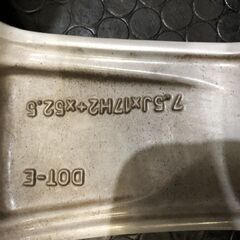 VOLVO ボルボ V40 純正ホイール 17インチ 4本 7.5J5HPCD108+52.5　(VHM646)クレジットカード QRコード決済可能