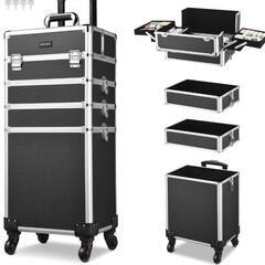 47t 未使用品 BYOOTIQUE 4IN1 メイクキャリーケース 4輪 キャスター付 メイクボックス  y101109t