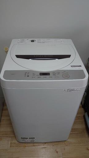 シャ−プ全自動洗濯機 ES-GE5B 5.5Kg 2018年製 1ｹ月保証 洗濯槽分解洗浄済み 福岡市春日市配送料1000円\n(設置込)