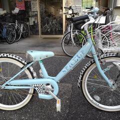 中古子供自転車2748 20インチ ギヤなし LEDオートライト 身長