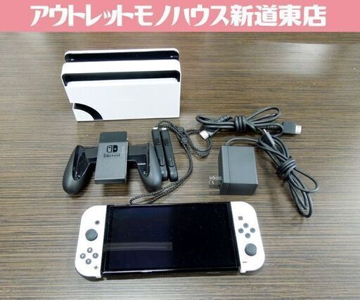 任天堂 Switch 有機ELモデル ホワイト スイッチ本体セット HEG-S-KAAAA ポケモンソフト付き Nintendo 札幌市 新道東店