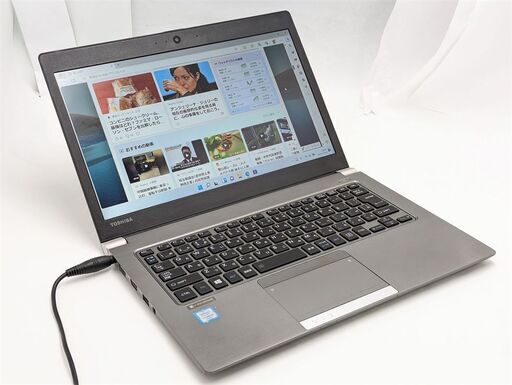 送料無料 Windows11 高速SSD 13.3型 軽量 薄型 中古ノートパソコン 東芝 R63/U 第6世代 Core i5 8GB 無線 Bluetooth Office 保証付