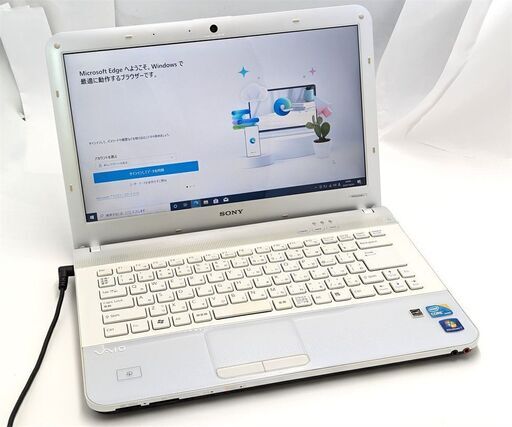 送料無料 新品SSD256 14型 中古良品ノートパソコン SONY VPCEA4AFJ Core i5 8GB DVDマルチ 無線 Bluetooth カメラ Windows10 Office 保証付