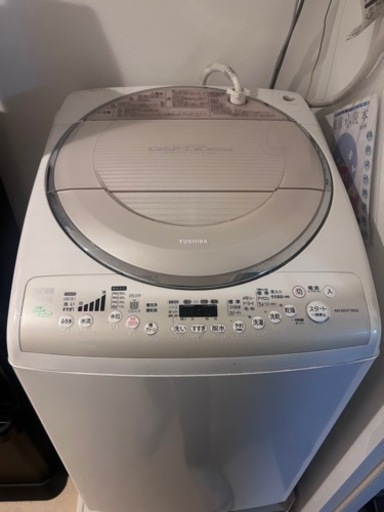 TOSHIBA 洗濯機　8キロ　AW-80VF
