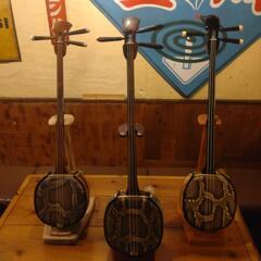 三線縞黒檀、真壁型、本皮1枚張り