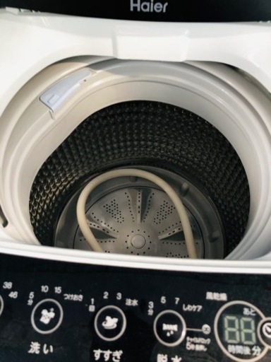 福岡市内配送設置無料　2020年　ハイアール｜Haier 全自動洗濯機 Joy Series ブラック JW-C55D-K [洗濯5.5kg /簡易乾燥(送風機能) /上開き][洗濯機 5.5kg]