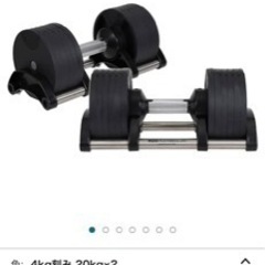 高級ダンベル　フレックスベル　20Kg ×2  可変式ダンベル　筋トレ